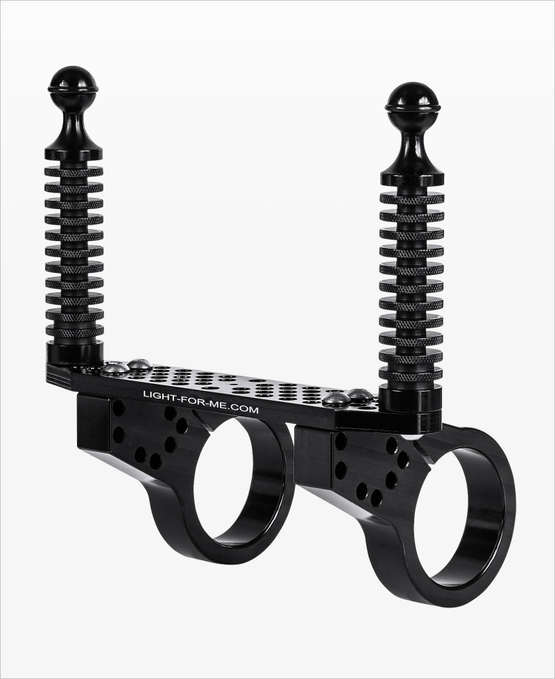 Camera base with clamps for Redstar Accu - underwater photo video accessory