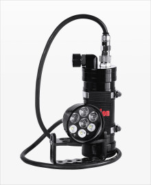 Light For Me Latarka NW7 + Aku 4.4-7.8Ah Sidemount Backmount Factory Refurbished