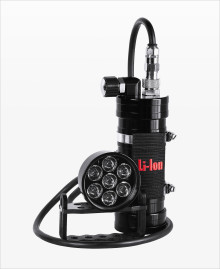 7XPE Head + Accu 4.4-7.8Ah Sidemount Backmount Factory Refurbished