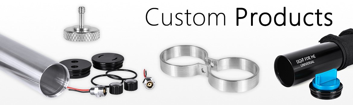 Custom products for underwater lights