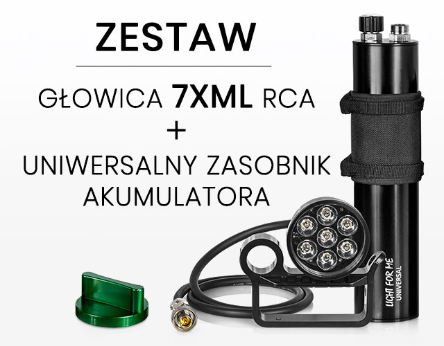 Zestaw 7XML RCA + Uniwersalny Zasobnik Akumulatora