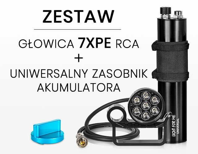 Zestaw 7XPE RCA + Uniwersalny Zasobnik Akumulatora